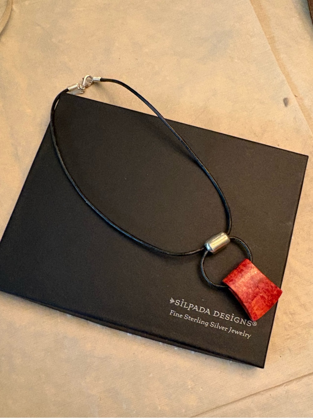 Silpada THE CARDINAL RULE Necklace 17”